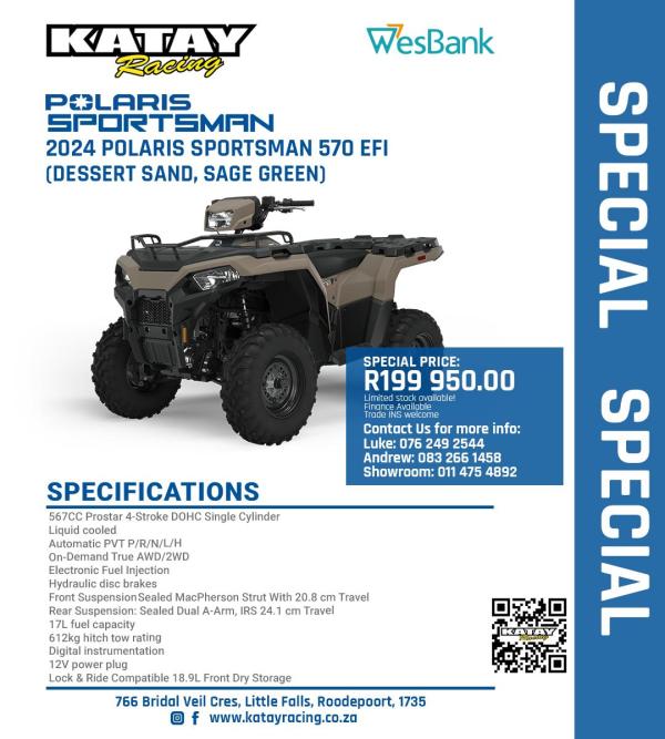 SPECIAL 2024 Polaris Sportsman 570 EFI