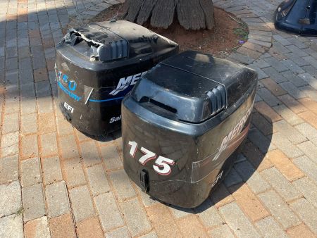 Mercury Parts for 150 / 200hp Motors : 2x gearbox 2x engine housing 1x engine block