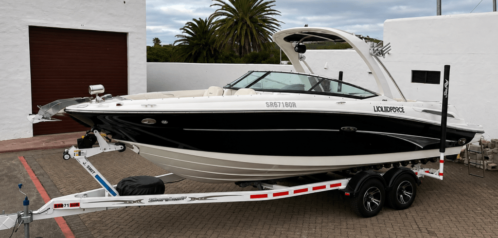 2007 SeaRay 250 SLX powered by 8.1L V8 Mercruiser with Bravo 3 counter rotation props.